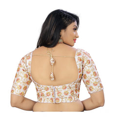 Generic Women's Phantom Cording Readymade Blouse (White, Size: Free Size)
