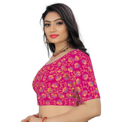 Generic Women's Phantom Cording Readymade Blouse (Pink, Size: Free Size)