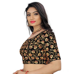 Generic Women's Phantom Cording Readymade Blouse (Black, Size: Free Size)
