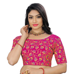 Generic Women's Phantom Cording Readymade Blouse (Pink, Size: Free Size)