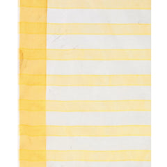 Generic Women's Cotton Silk Striped Saree With Unstitched Blouse 5.5Mtr (Silver)