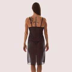 Moonlit Desire See-Through Nightdress