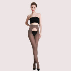 Sexy Women's Open Crotch Crotchless Pantyhose,