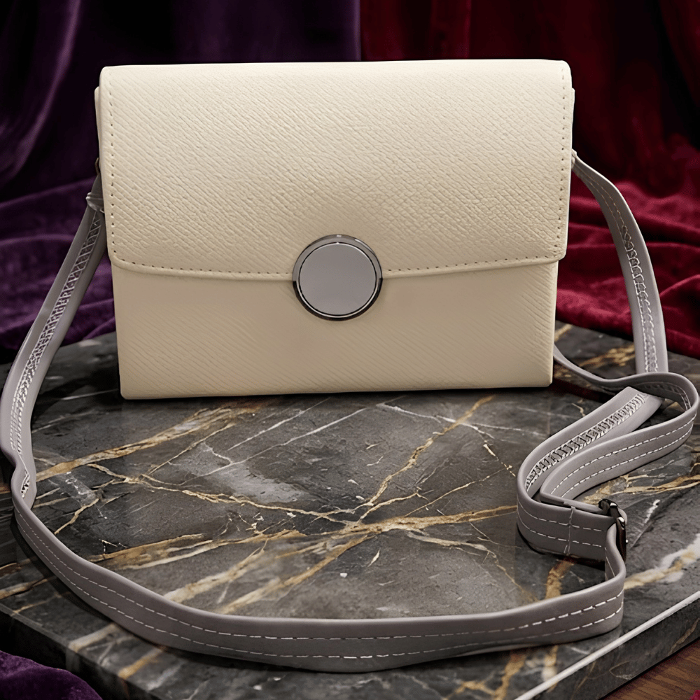 Ivory Aura Elegant Sling Clutch Bag Secondary image