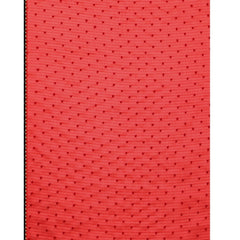 Generic Women's Silk Blend Embellished Saree With Unstitched Blouse 5.5Mtr (Red)