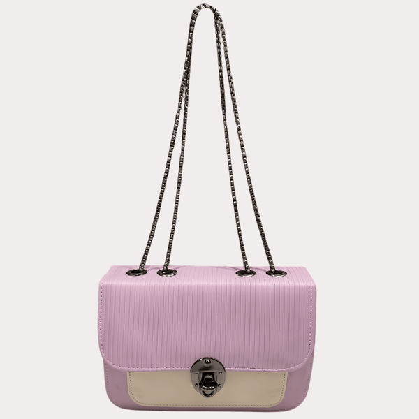 LavishLily Lavender Chain Sling Bag for Women