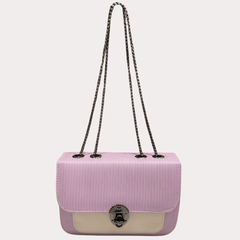 LavishLily Lavender Chain Sling Bag for Women
