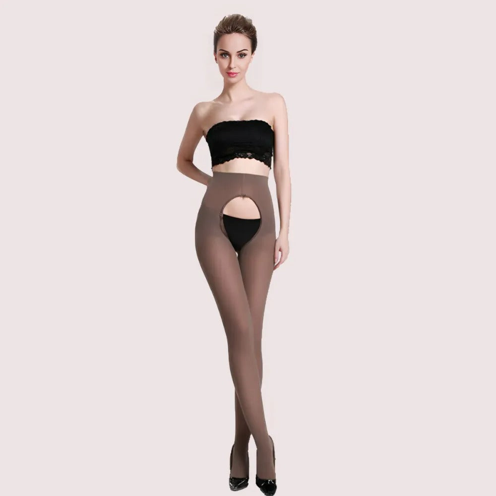 Sexy Women's Open Crotch Crotchless Pantyhose, Main image