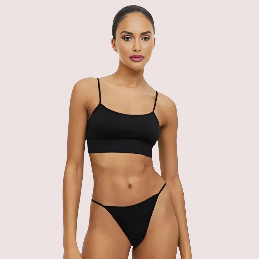 “PowerCurve Sports Bra & Thong Set” Main image