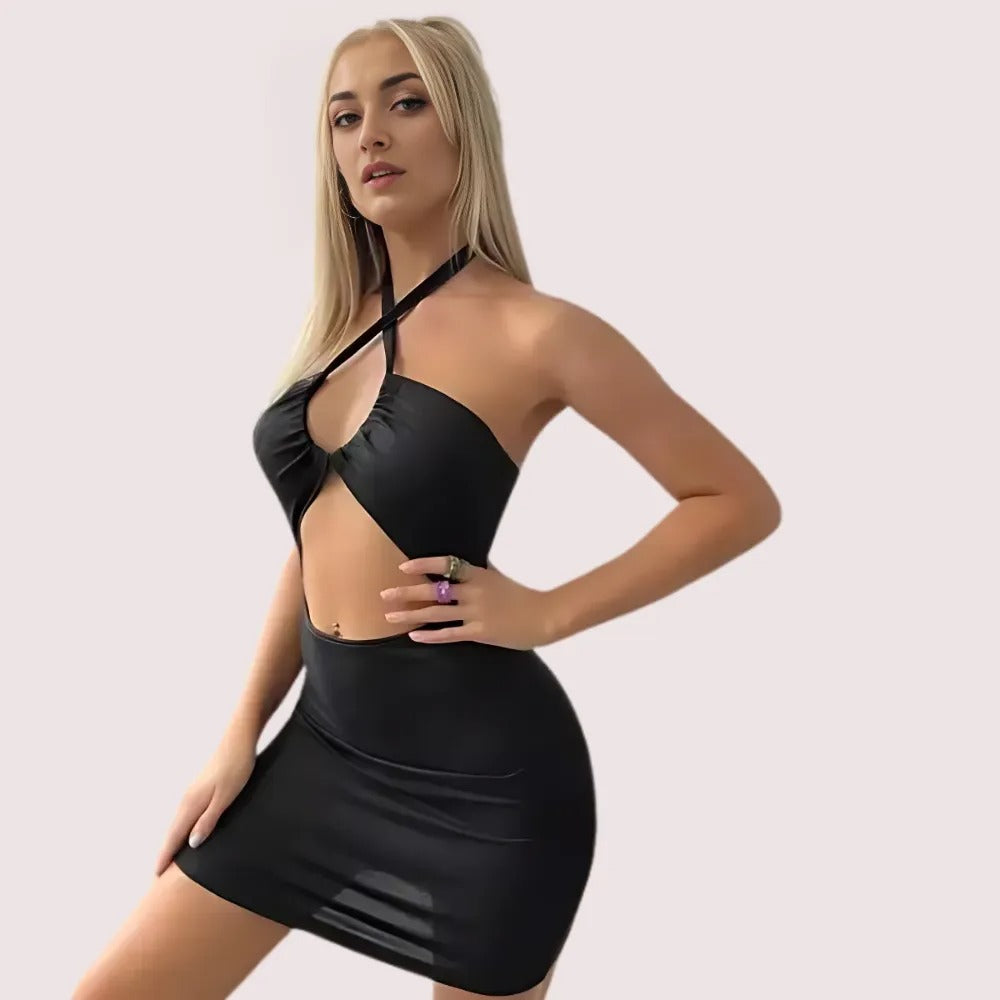 Noir Seduction Babydoll Nightwear Secondary image